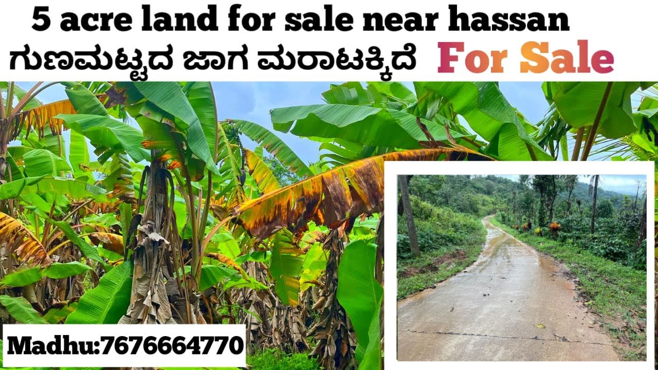 (#46) 5 acre agriculture land for sale near Hassan near Nh Highway 🛣️☎️7676664770