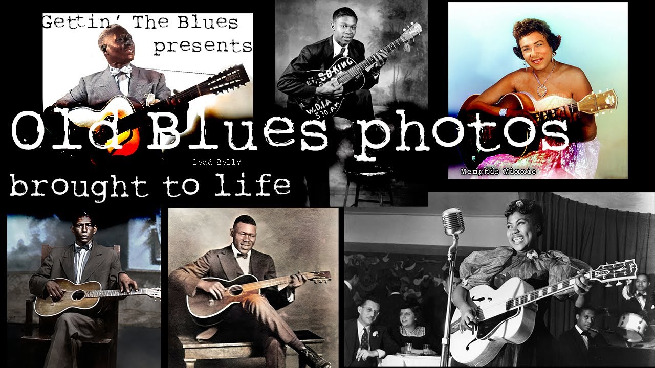 Old Blues Photos Brought to Life (Electric Delta Blues Music)
