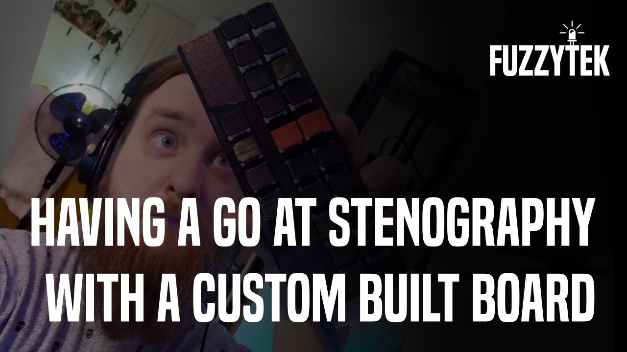 What is that strange court reporter keyboard and can I make my own and type with it?