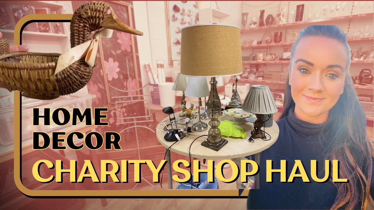 Thrifted Furniture/ Decor Haul/ Charity Shop Homeware/Thrifting Haul/ Second hand home decor/ DIY