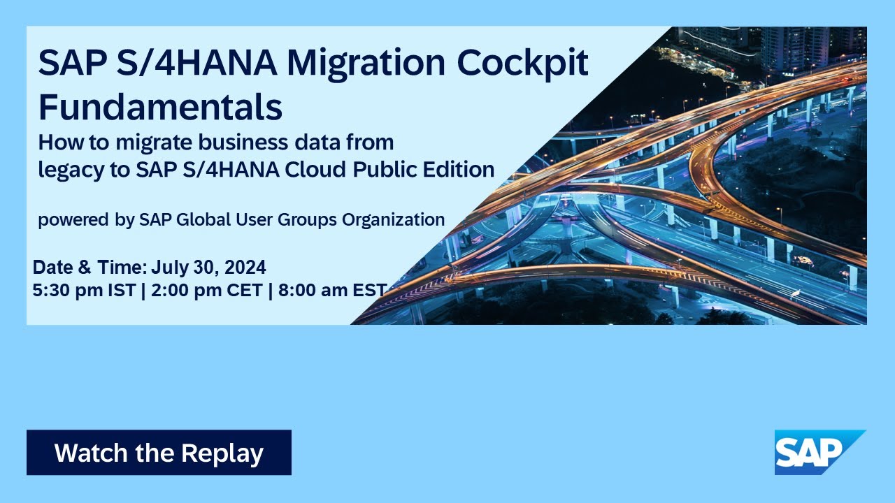 Основы управления миграцией данных SAP S/4HANA Cloud Public Edition I Переход на облачный ERP I 2...