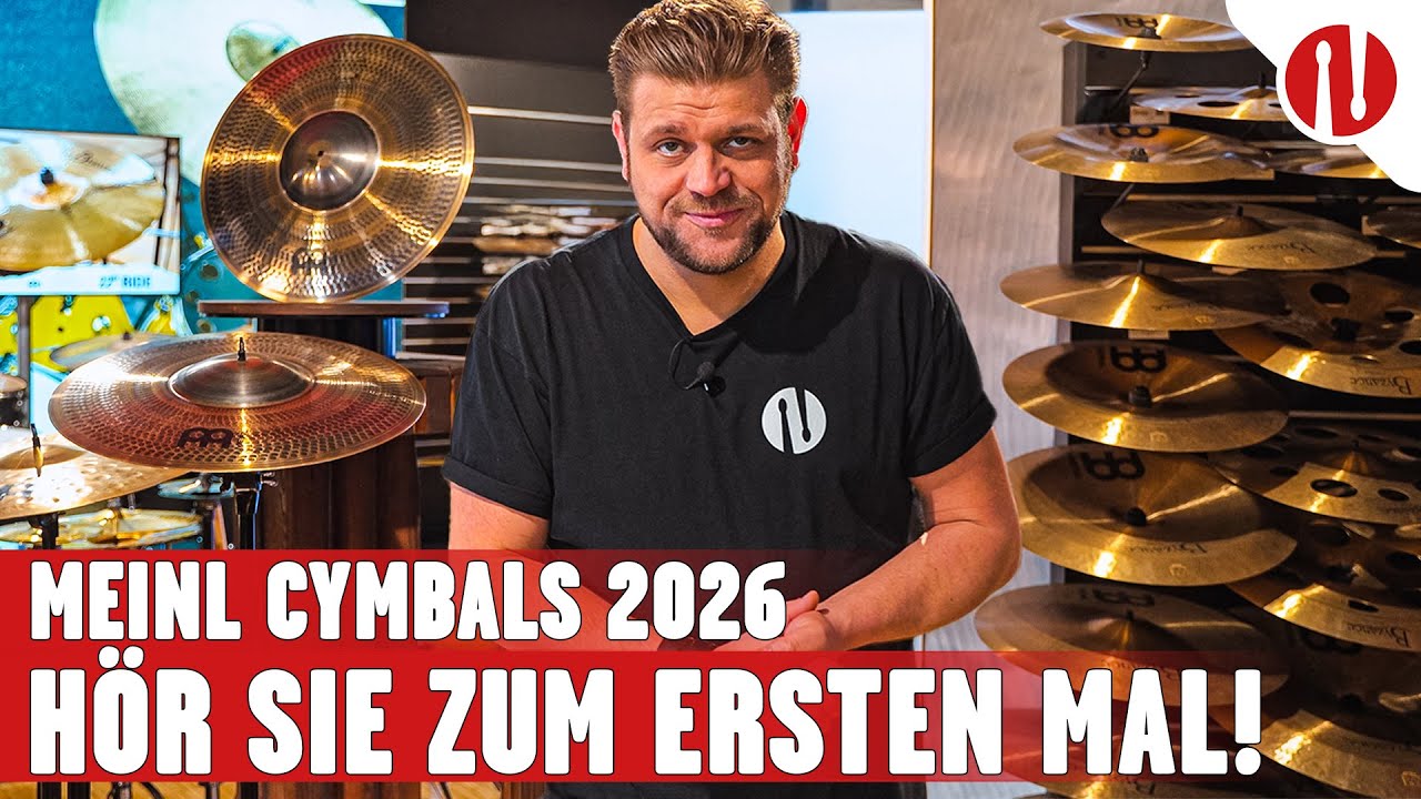 MEINL Cymbals 2026: Alle NEUHEITEN! (Exklusiv aus dem MEINL HQ)