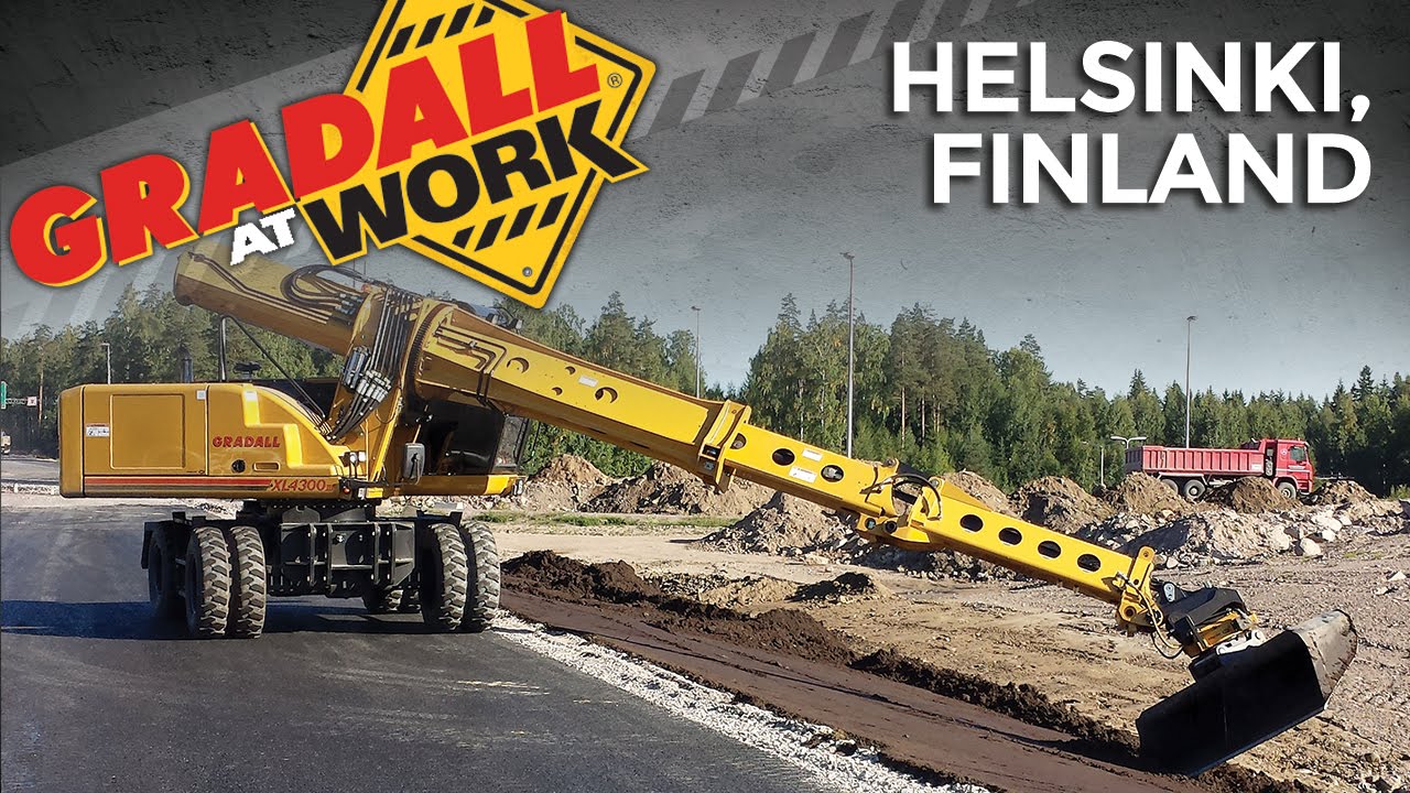 Gradall At Work: Helsinki, Finland