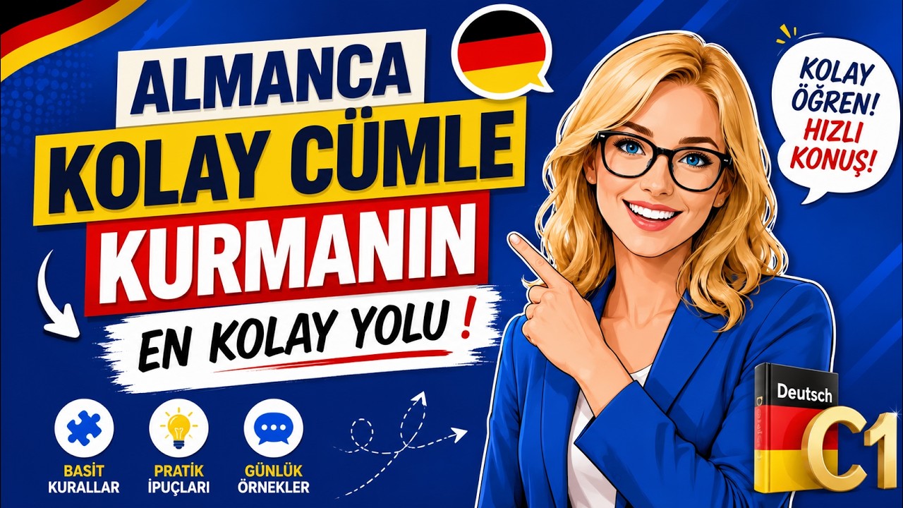 Almanca Kolay Cümle Kurmanın en kolay yolu !