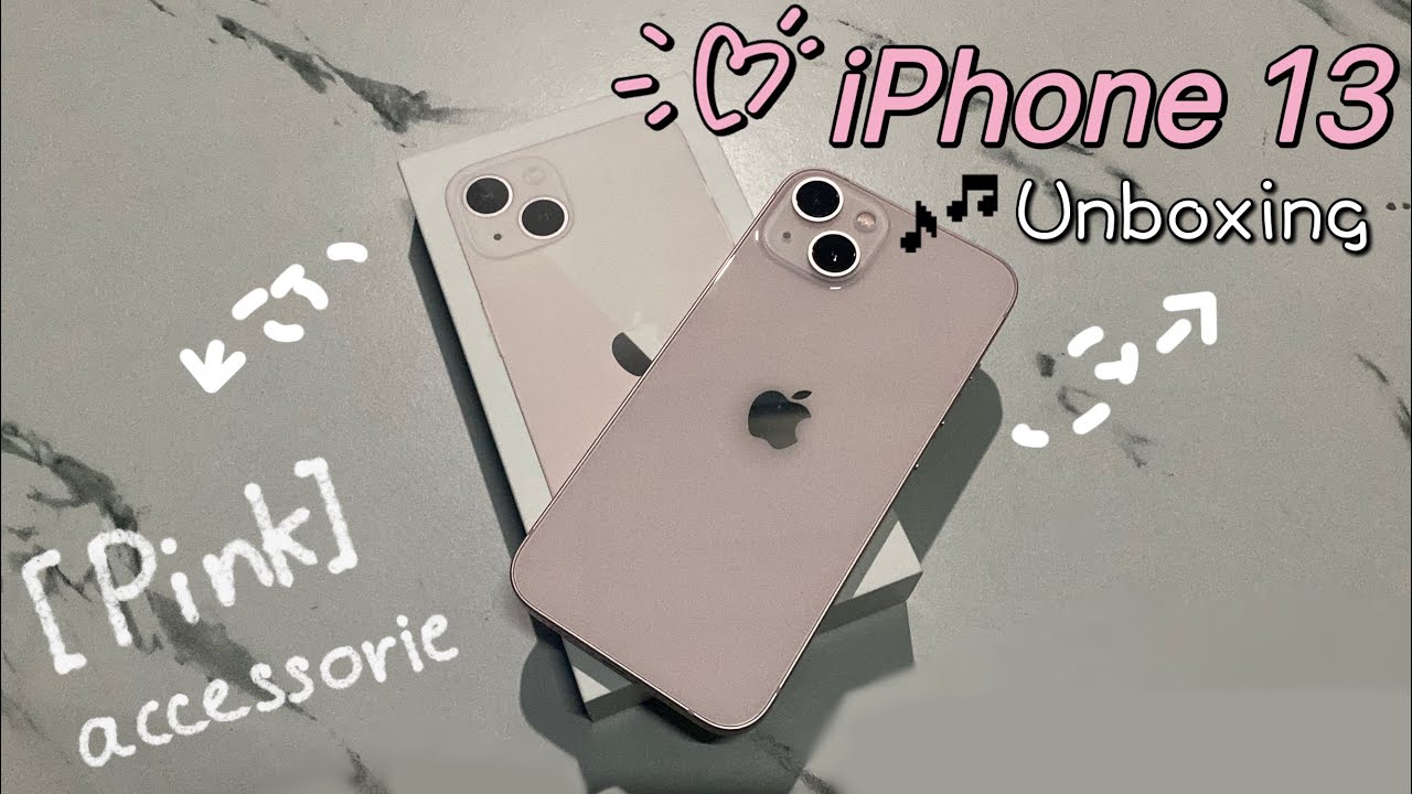 Unboxing IPHONE 13 PINK IN 2023 Test Camera | Accessories etc.