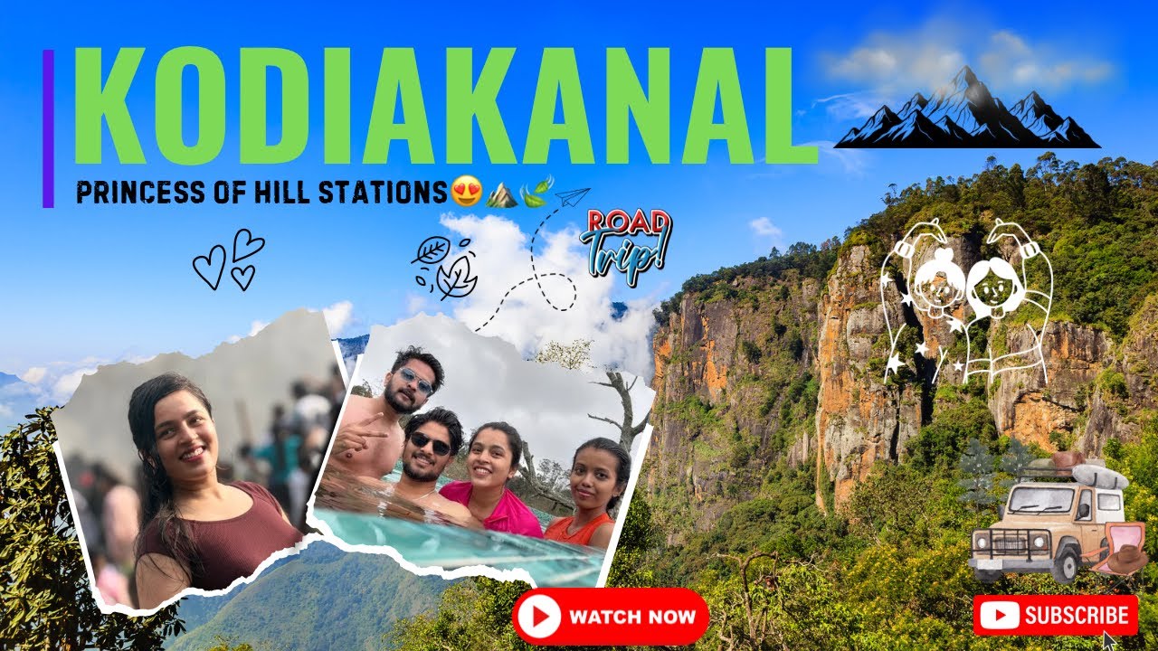 I explored Kodaikanal for first time😍⛰️| Dolphin Nose| Resort stay🏠| #youtube #subscribe #tamilnadu