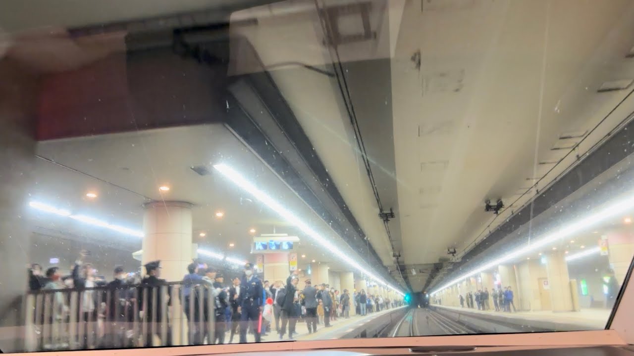 【VSEラストランセレモニー横通過！】2023年12月10日GSEはこね60号 町田〜新宿 全面展望