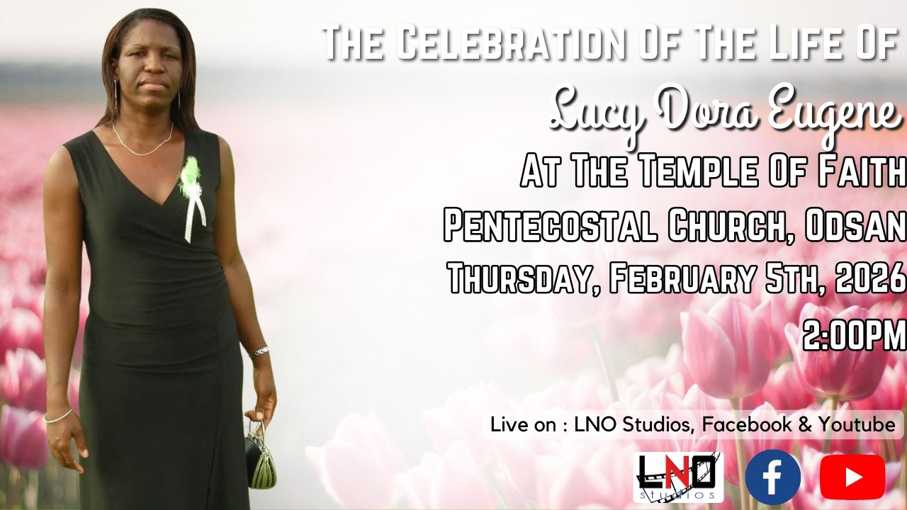 The Burial Service Of Lucy Dora Eugene
