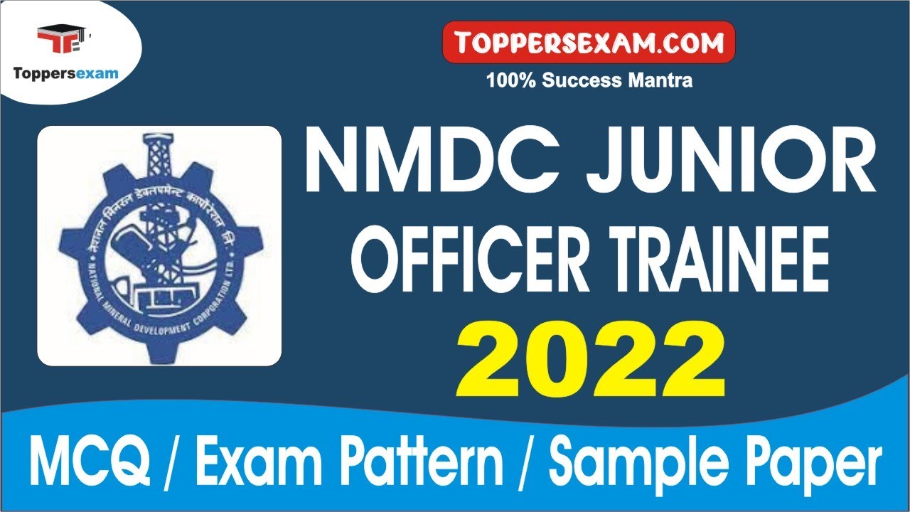 NMDC JUNIOR OFFICER TRAINEE: Важные вопросы (МСQ) 2022 | Структура экзамена | Бесплатный онлайн п...