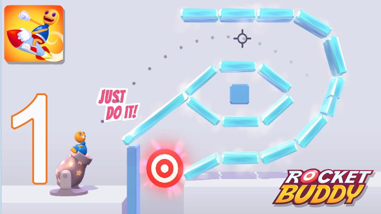 Rocket Buddy - Gameplay Walkthrough Part 1 - Levels 1-25 (iOS, Android)