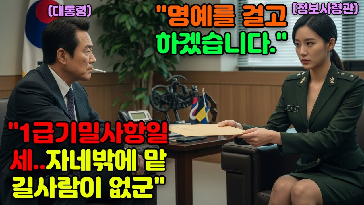 🌟HID 특임대 출신 정보사령관!!대통령도 쓰러진 최악의 위기 상황. 유일하게 남은 건 쫓기는 여자 장군뿐이다. #오디오북 #감동 #재미 #이슈 #사연