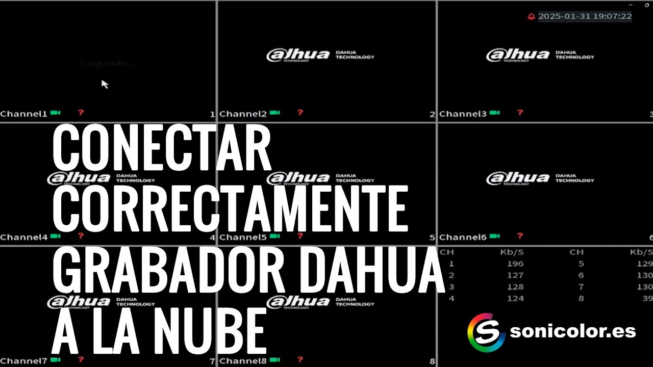 Como conectar correctamente el Grabador Dahua a la nube