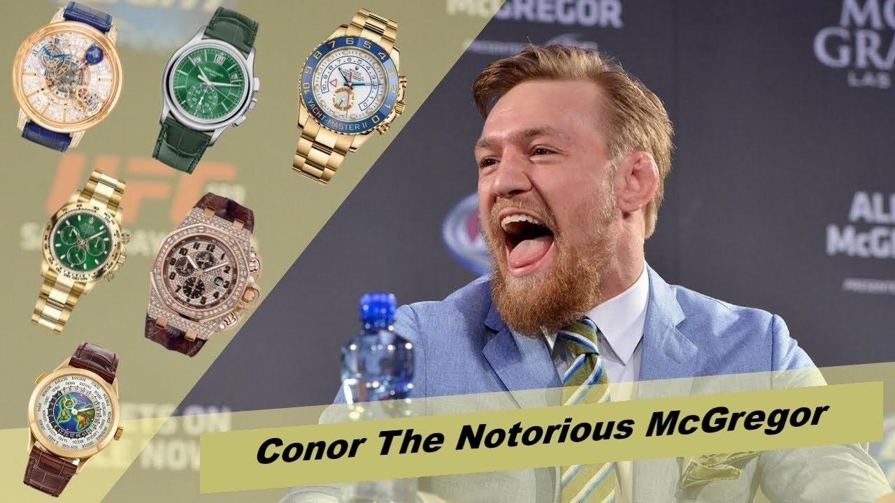Los Relojes de Conor McGregor: Rolex Millonarios y Jacob & Co de Un Millón