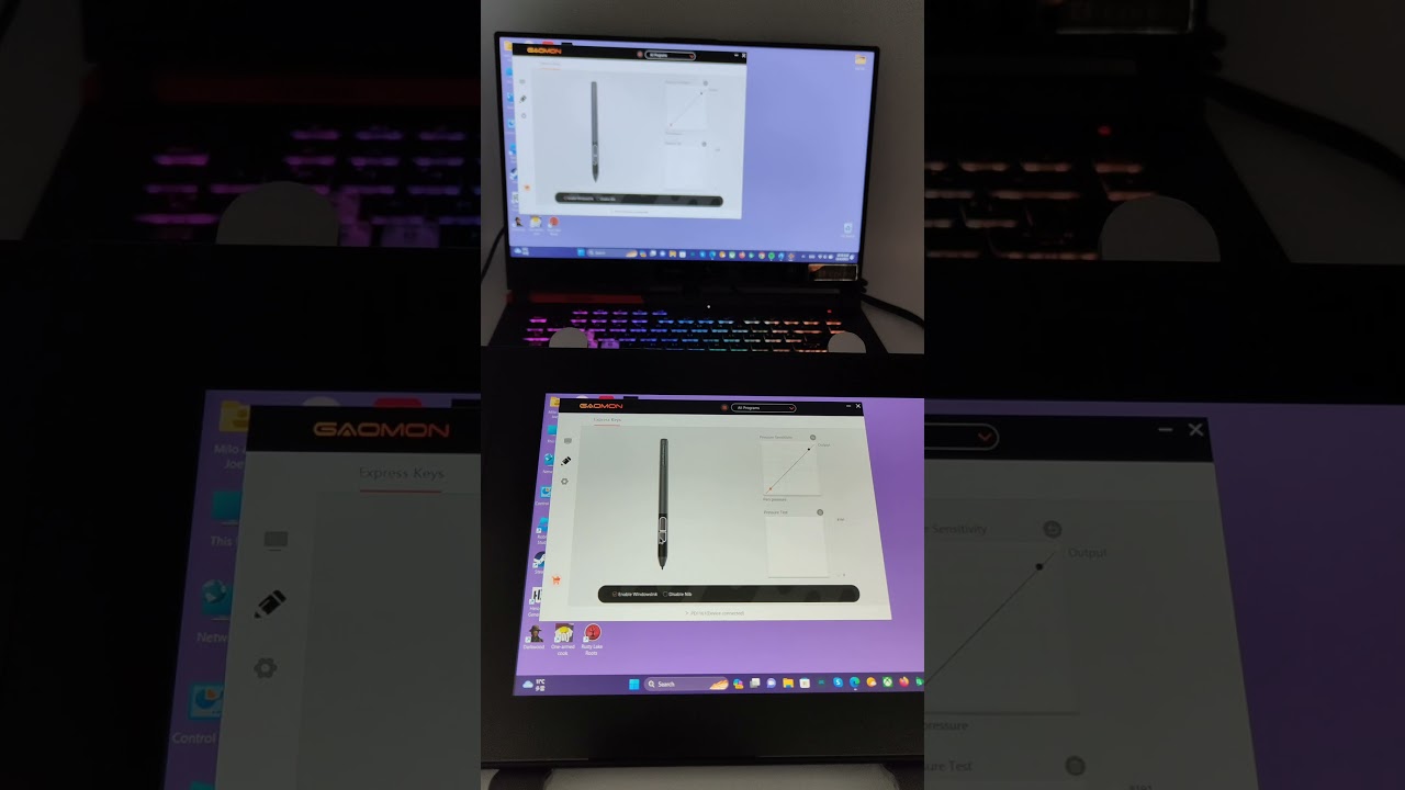 GAOMON PD1161 11.6'' HD Profesional Drawing Monitor & GAOMON Tablet Install software #gaomon