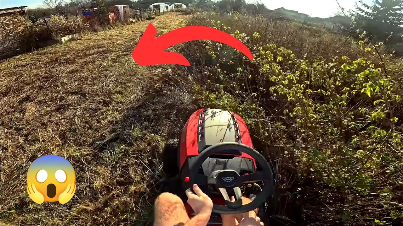 POV A Day of Satisfying Garden Work with Tractor 🚜🌿