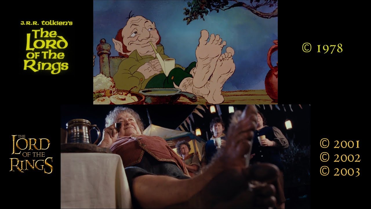 The Lord of the Rings Side-by-Side: Ralph Bakshi ('78)/Peter Jackson ('01-'03)