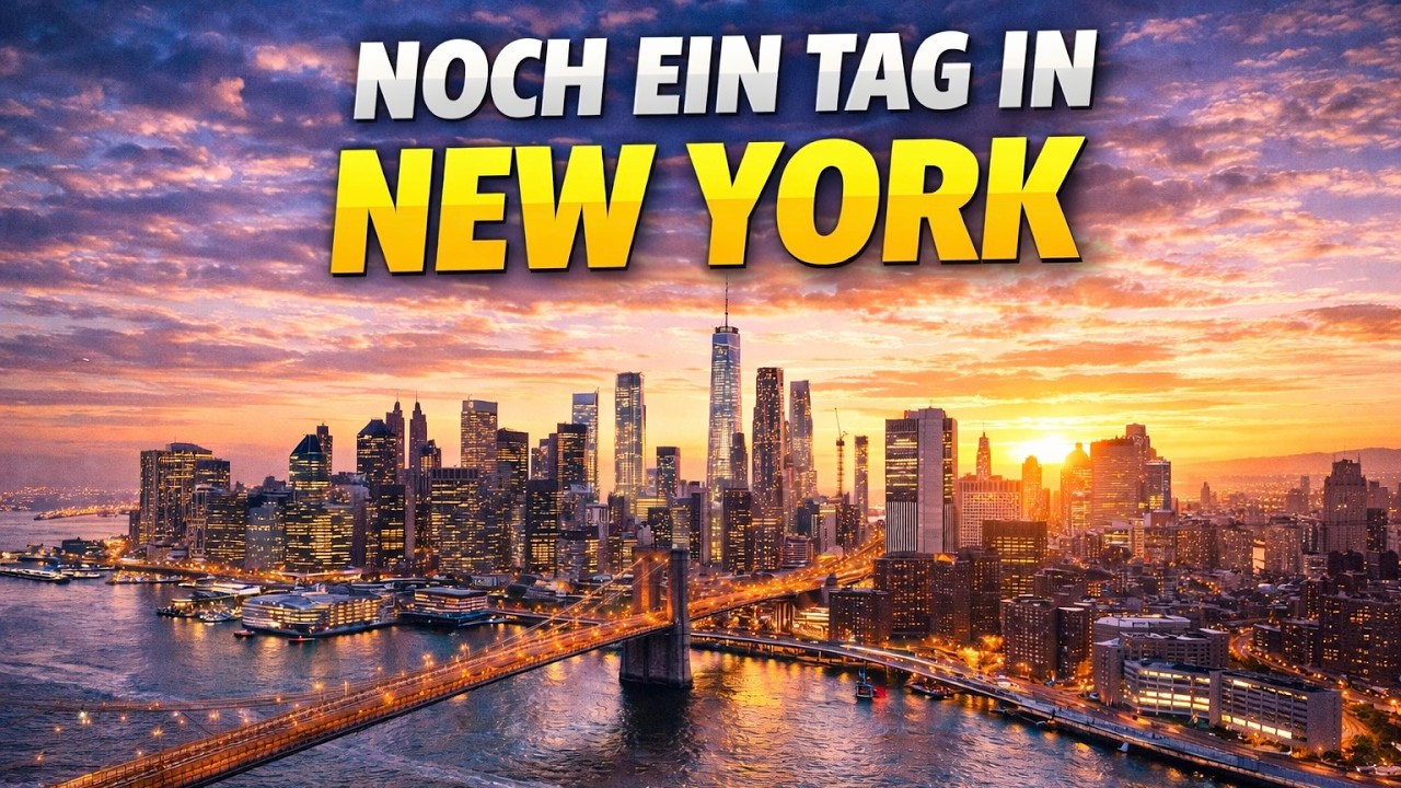 Ein Tag in New York 🗽 | Rooftop Drinks über Manhattan