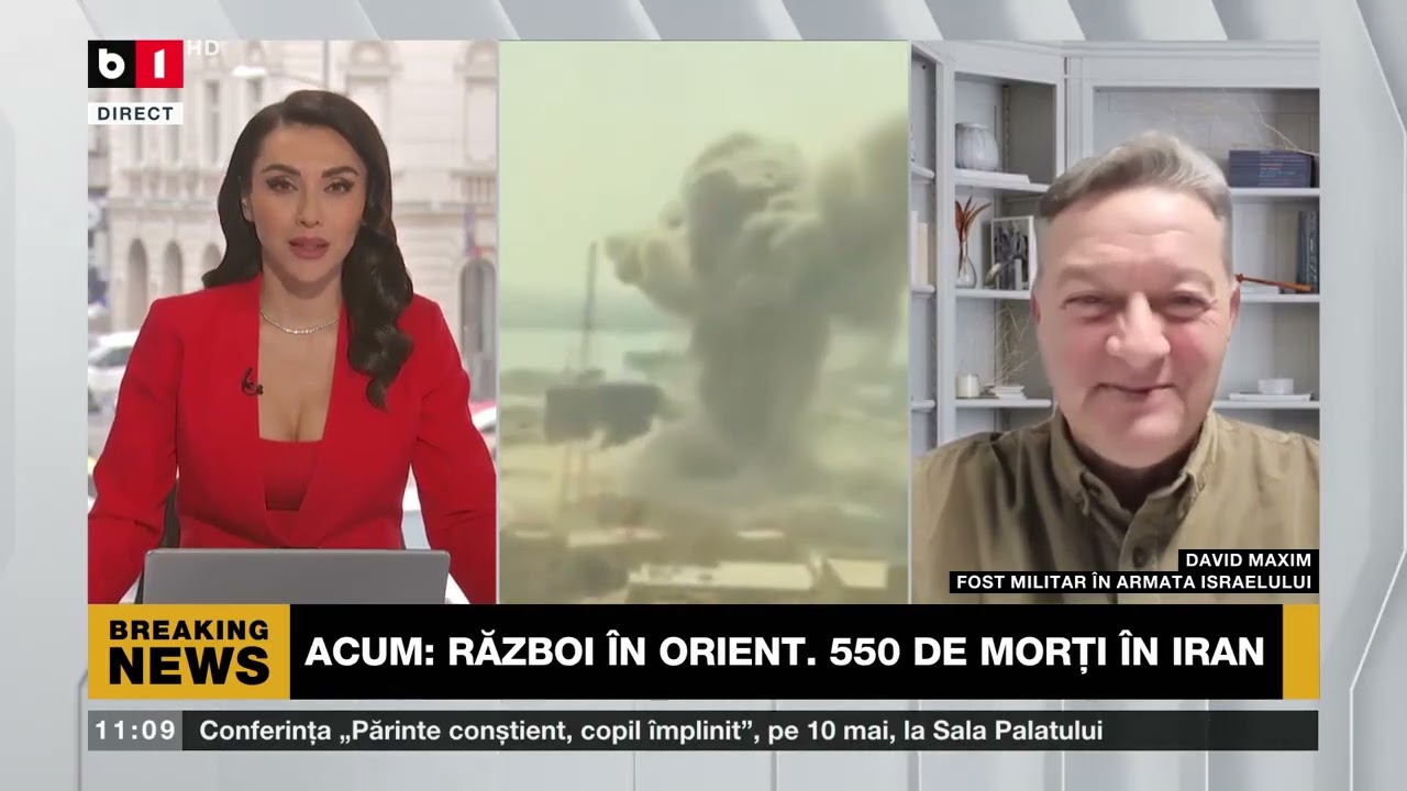 DAVID MAXIM, FOST MILITAR ÎN ARMATA ISRAELULUI, DESPRE ESCALADAREA SITUAȚIEI_Știri B1TV_2 mar. 2026