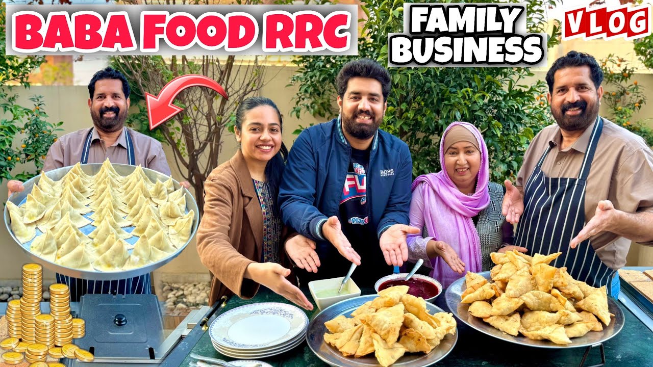 BIGGEST ALOO SAMOSA PARTY EVER! 🥳 | Family Business Vlog 😍 | BaBa Food RRC Vlogs