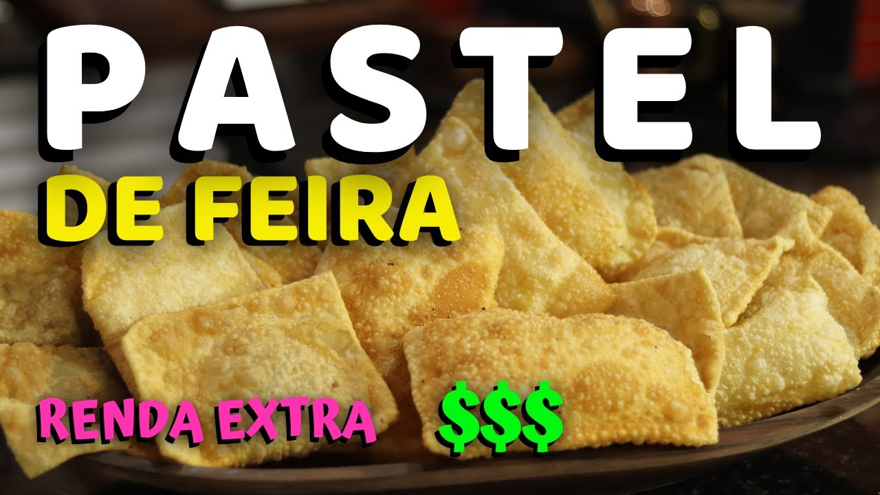 PASTEL DE FEIRA PROFISSIONAL $$$ LUCRATIVOS  MASSA SEQUINHA E CROCANTE