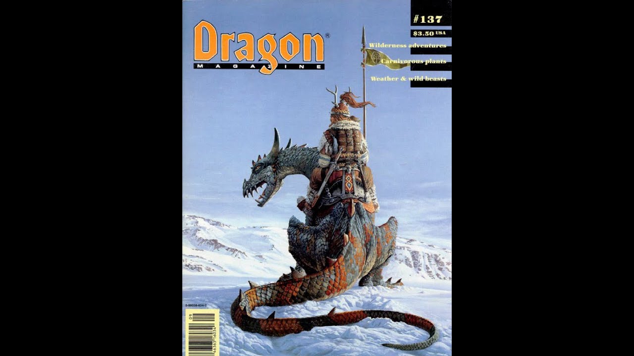 A Giant Dragons look at Issue 137 of Dragon Magazine.