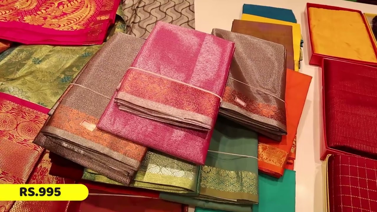 The Chennai Silks Varamahalakshmi Sale| Half Sarees 10 Yards Madisar Silk Sarees ✨
