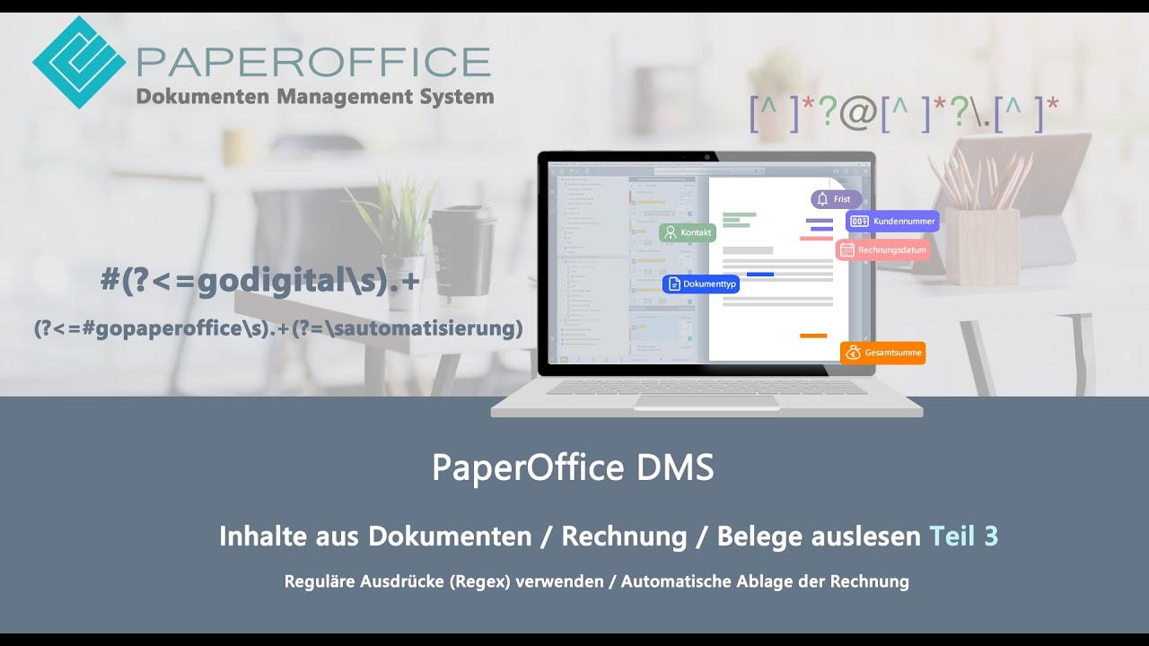 Automatisierte Dokumenten ABLAGE Teil 3 / REGEX & Variablen / Rechnungsverarbeitung automatisieren
