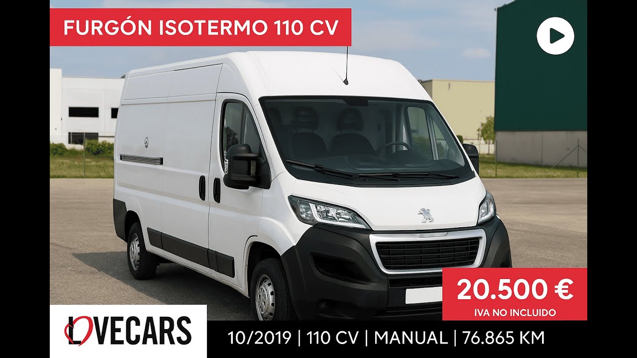 Peugeot Boxer BlueHDi 110 CV Furgón Isotermo L2 H2 segunda mano Lovecars