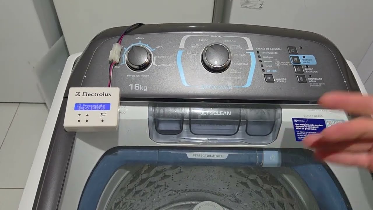 ELECTROLUX LPE16 NÃO AGITA E NÃO CENTRIFUGA