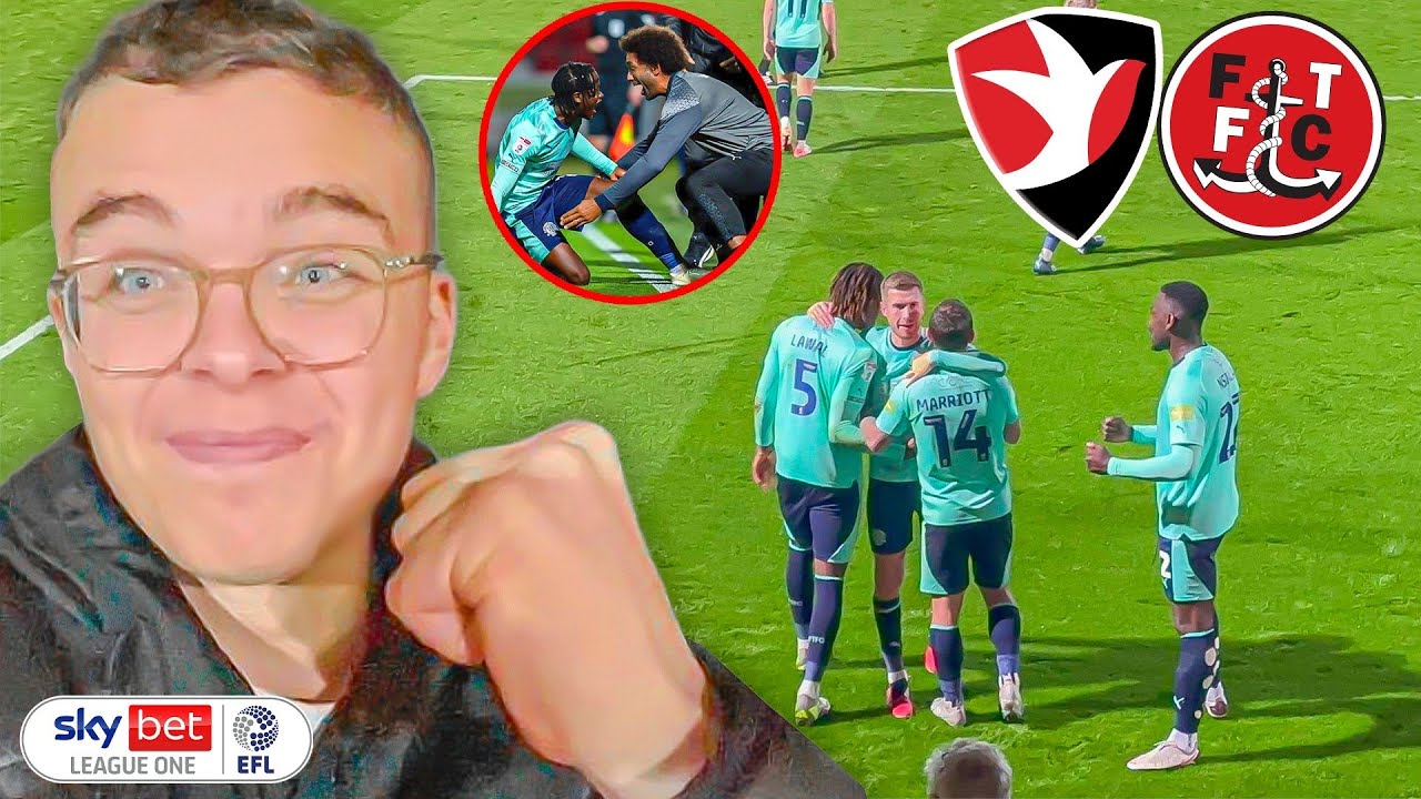 A HUGE AWAY WIN UNDER THE LIGHTS! | CHELTENHAM TOWN VS FLEETWOOD TOWN VLOG
