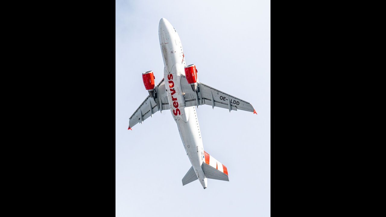 Flug von Frankfurt nach Vienna (OS130 A320-214) (4k wie immer (;)