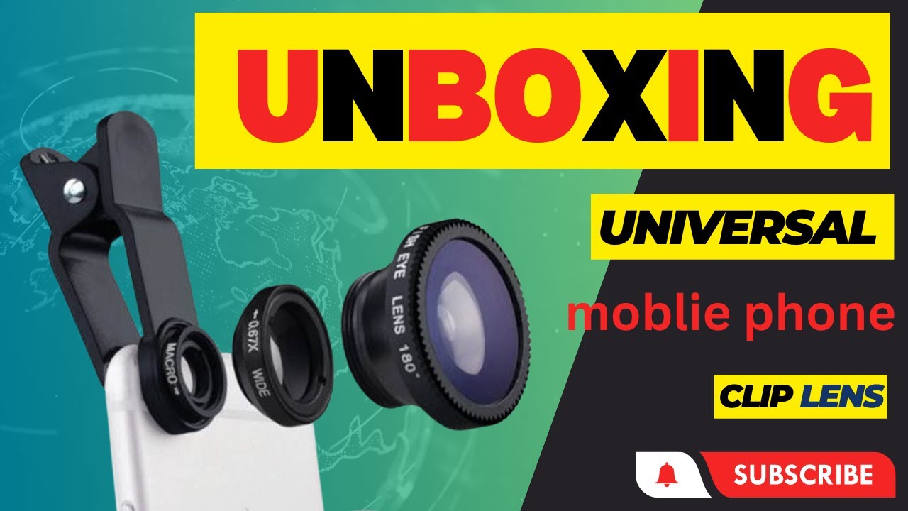 Universal Clip Mobile Lens box Unboxing | 3 in 1 | @naturalbeauty1546 #naturephotography #unboxing
