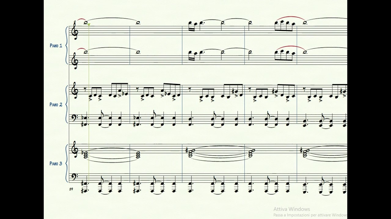 LIBERTANGO arrangiamento per tre pianoforti #smim #libertango #piazzolla