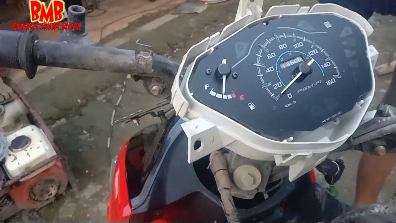 spidometer supra 125 injeksi gak normal