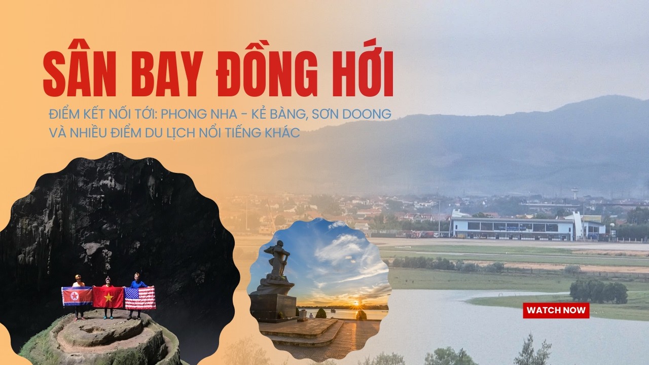 Sân bay Đồng Hới từ những góc nhìn khác nhau #sanbay #donghoi #vdh