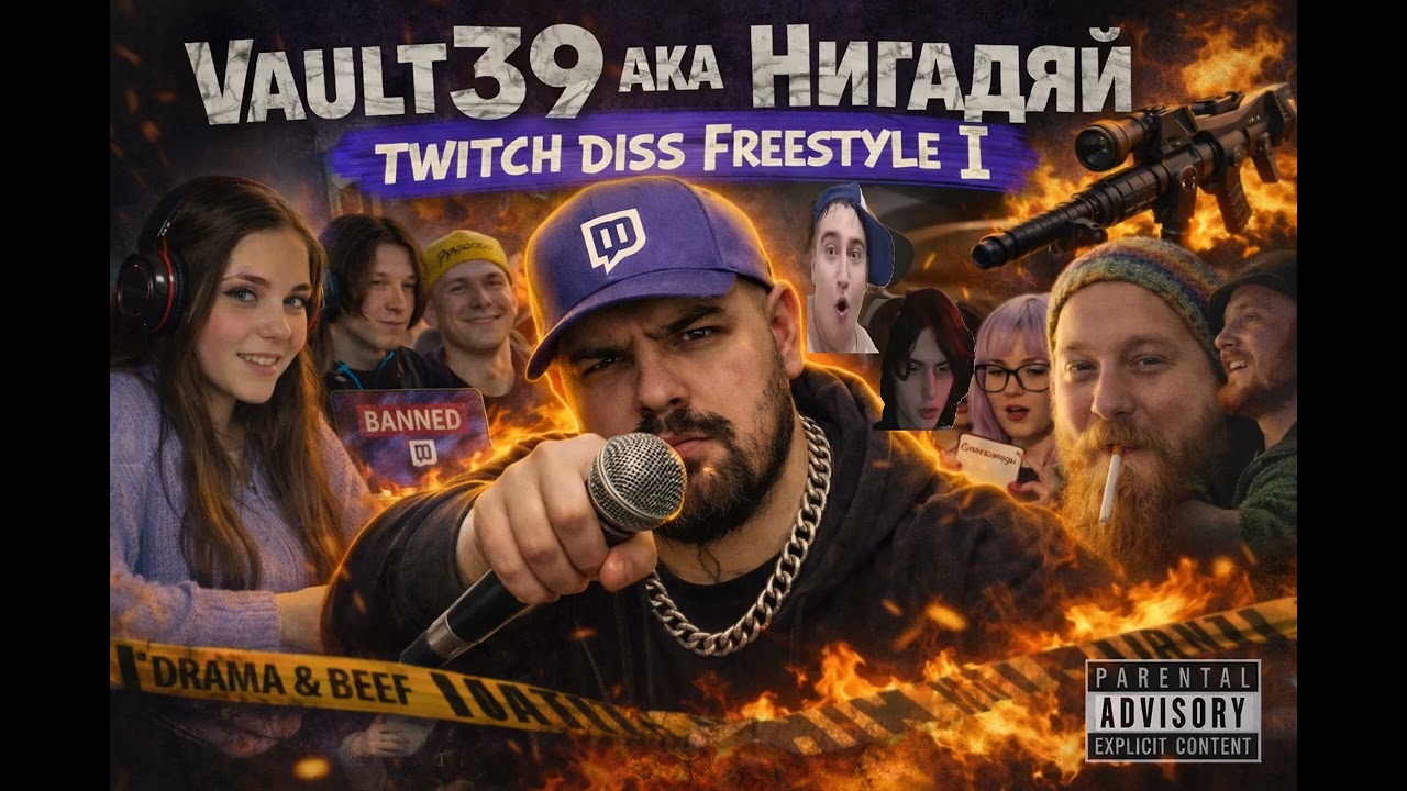 Vault39 aka Нигадяй - M00non Diss Freestyle