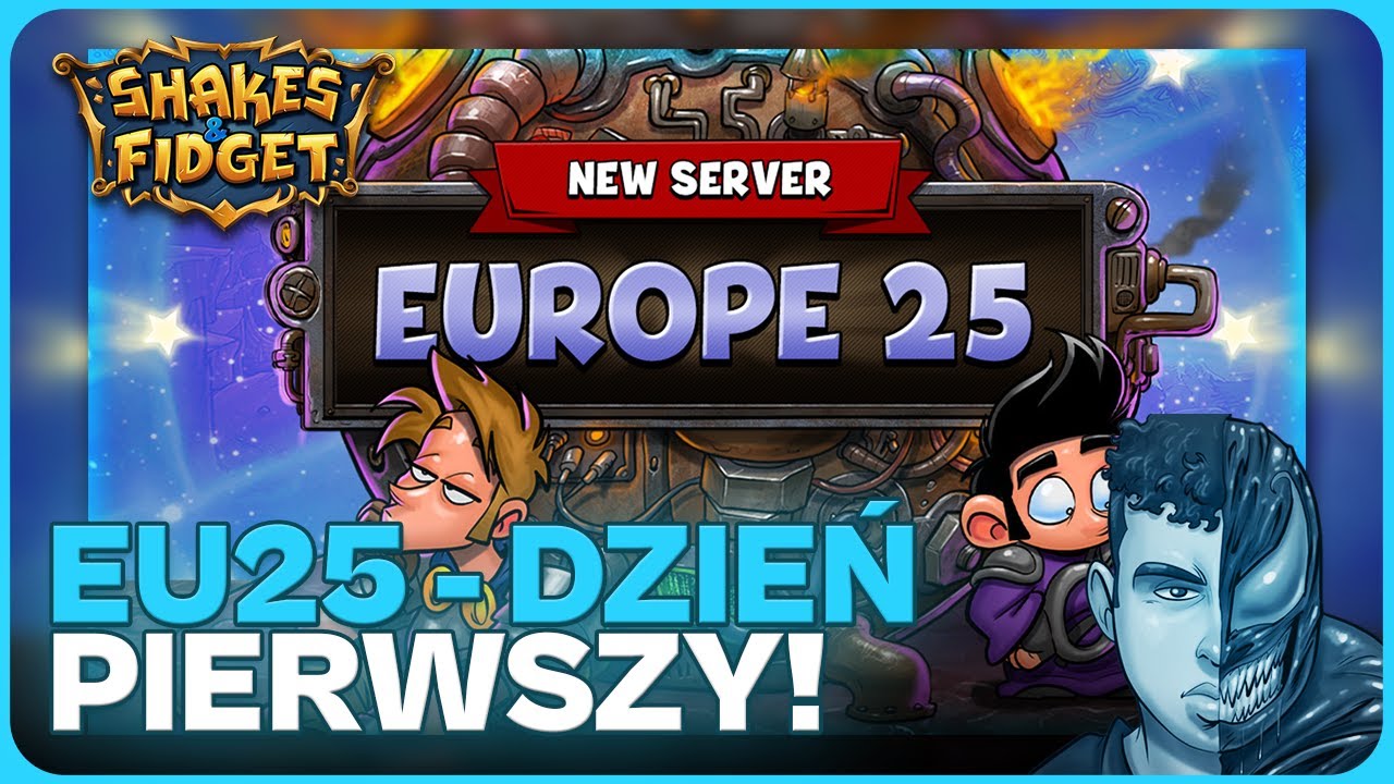 ⚔️ 6000 Grzybów na Pierwszy Dzień EU25 i Idealny Run na Zabójcy!  🔥  | Shakes & Fidget | N3utr4L ⚔️