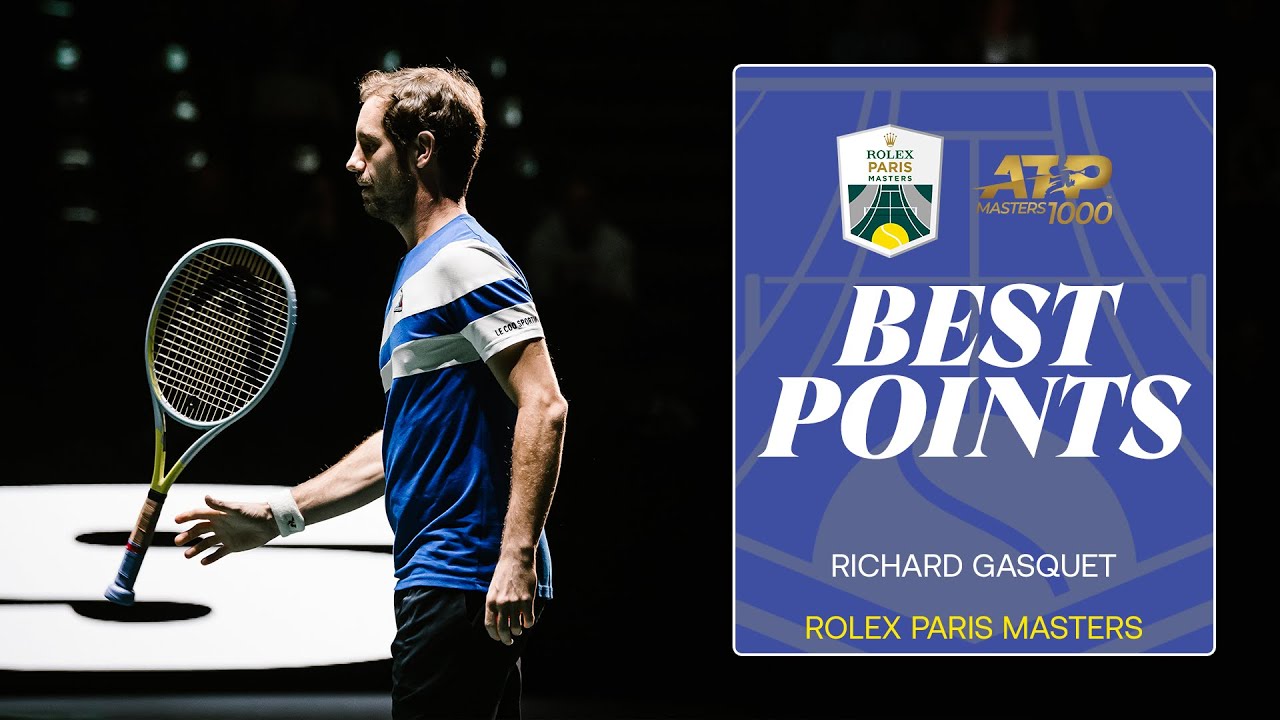 Richard Gasquet Rolex Paris Masters GREATEST points | Rolex Paris Masters
