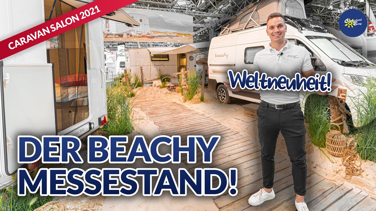 Der Messestand von Beachy - exklusiver Rundgang! | Caravan Salon Düsseldorf 2021 x Camperland Bong