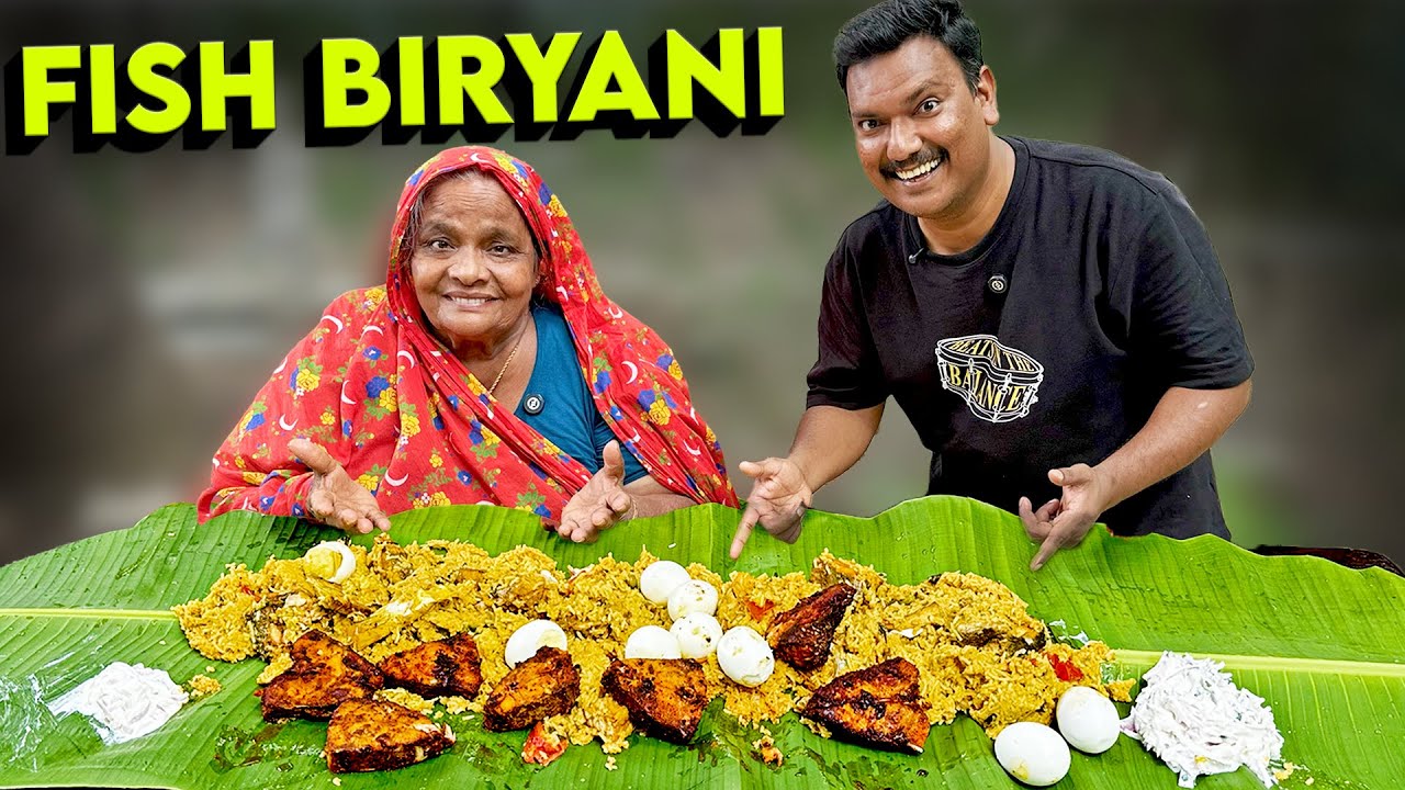TREVALLY FISH BIRIYANI | பாறை மீன் பிரியாணி | Country Kitchen Tamil | Ashraf vlogs