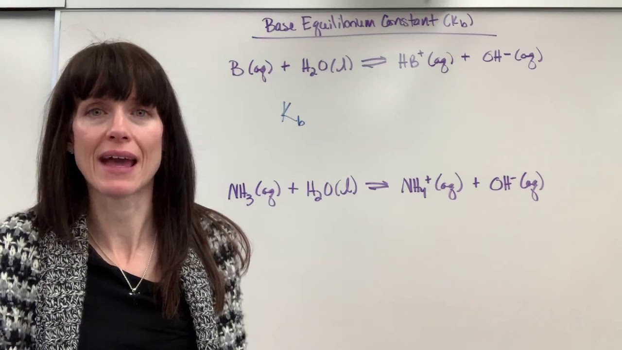 Base Equilibrium Constant Expression