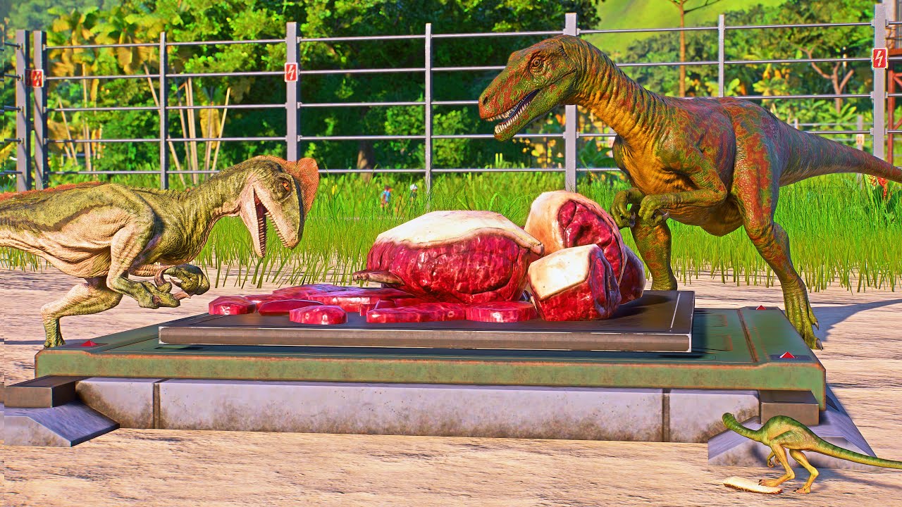 ALL Dinosaur Feeding Animations Part 1! 🦖 Jurassic World Evolution 2