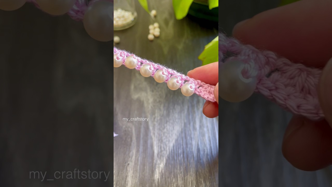 Bead crochet #crochet #explore #learn #freetutorial