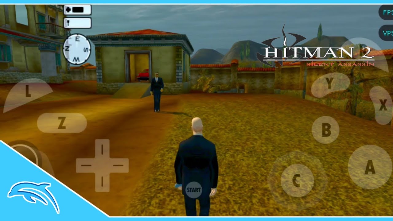 Hitman 2: Silent Assassin Gameplay (GameCube) on Android | Dolphin v5.0-21264
