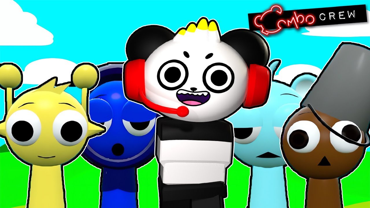 Sprunki but they're 3D!