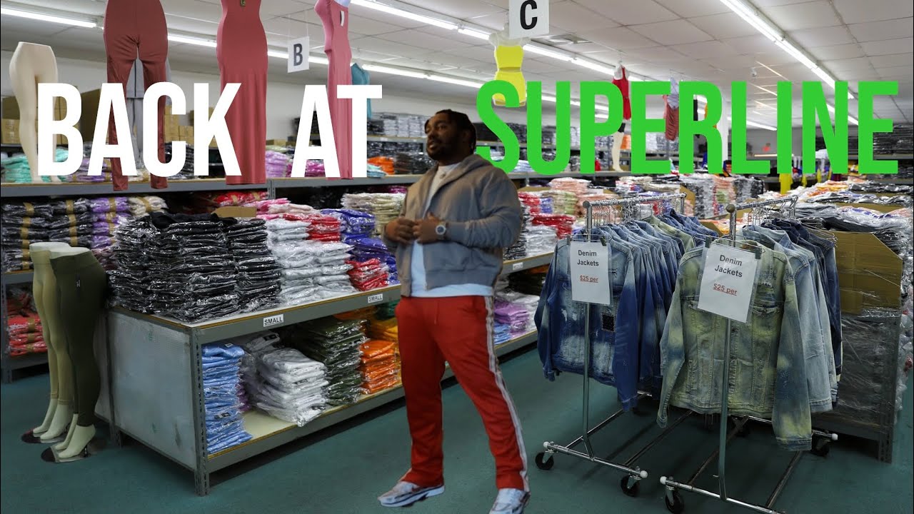 DAY IN THE LIFE AS A CLOTHING BRAND OWNER|BACK AT SUPERLINE WHOLESALE AGAIN
