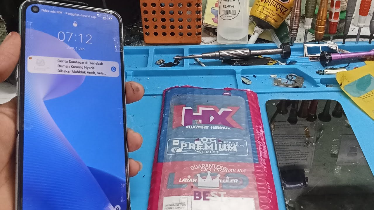 Tutorial Lengkap cara ganti lcd realme 7,RMX2151 
