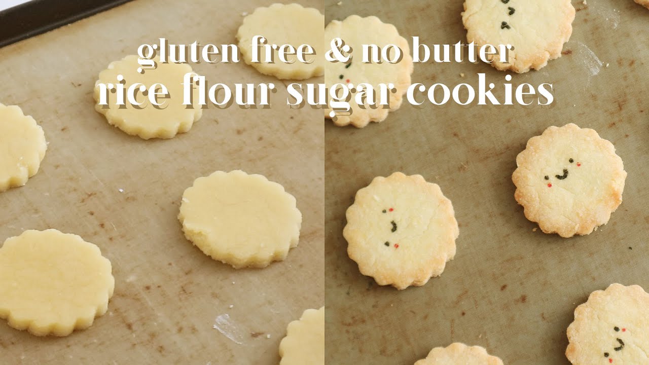 Gluten Free, No Butter🌿 Rice Flour Sugar Cookies | SweetHailey