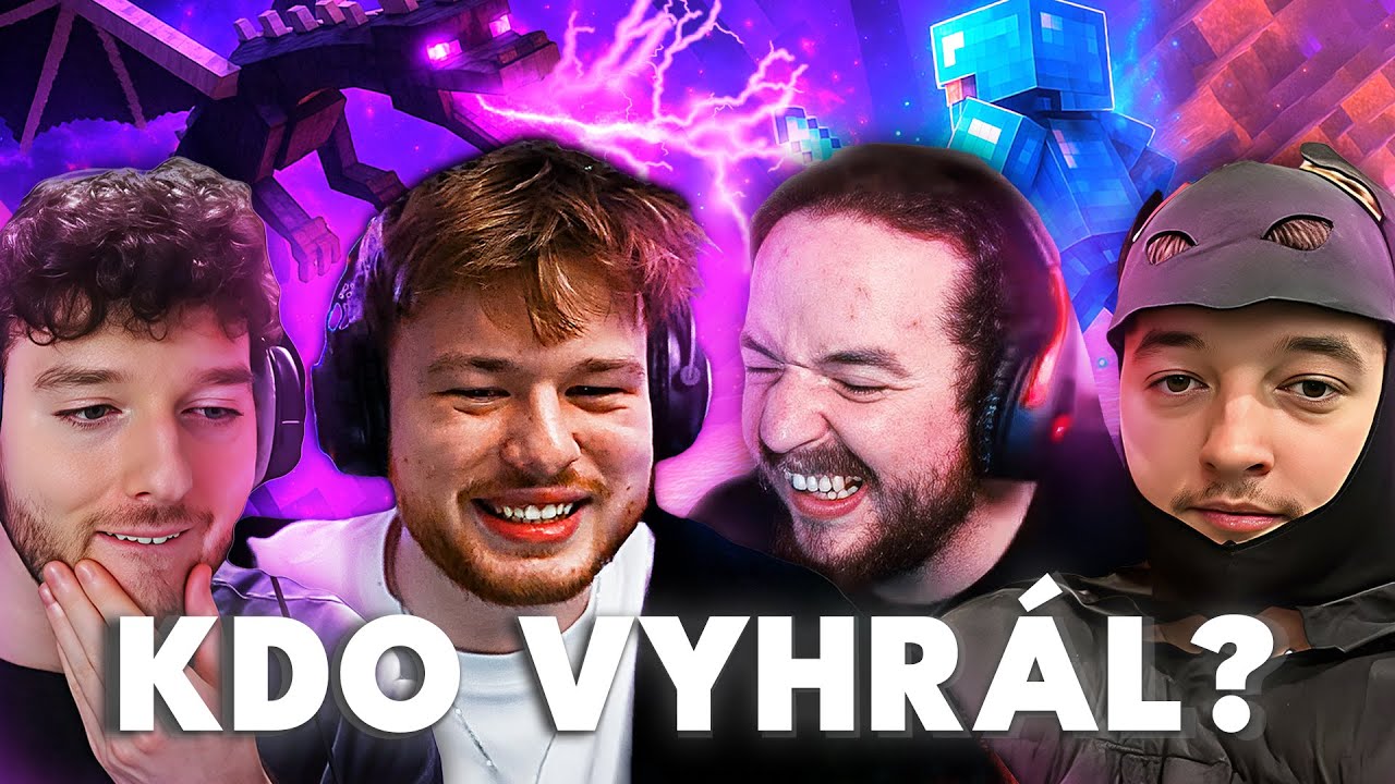 Minecraft speedrun, ale všichni hrajeme proti sobě