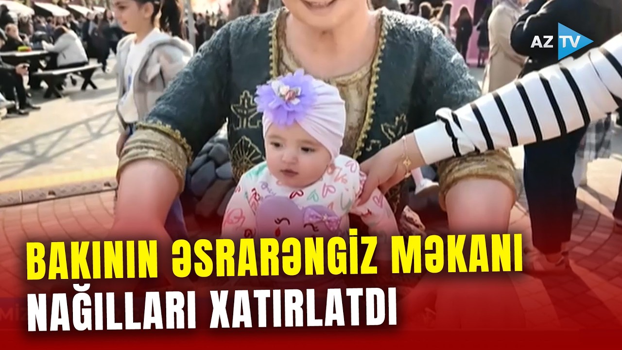 150 min çiçək, ləziz təamların qoxusu, unikal əl işləri - Bakı bulvarında ƏSRARƏNGİZ MƏNZƏRƏ